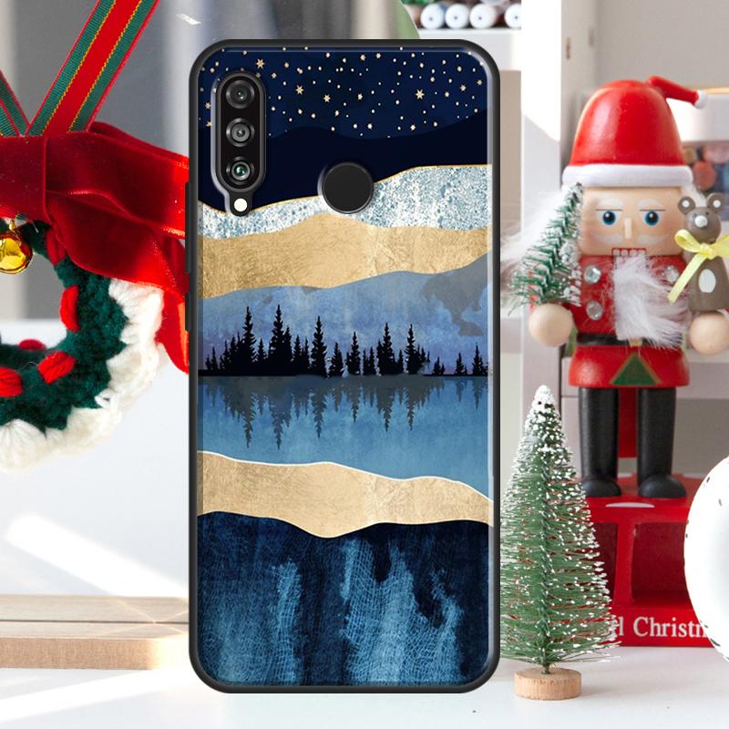 Sterrenmeer Berg Voor Huawei Nova Y73 Y60 Y70 Y90 Y72 Y61 Y91 7i 8i 11i 12i 12s 9 10 SE P20 P30 P40 Lite Hoesje