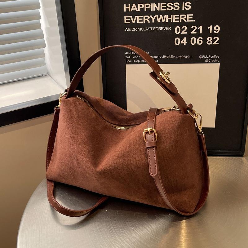 Xiaole Shangpin's new women's bag matte lazy wind soft surface commuter tote bag single shoulder oblique portable women's bag