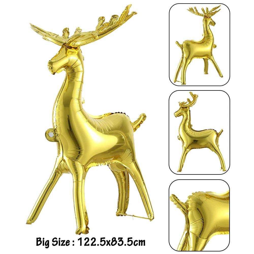 4D Cute Foil Balloons Xmas Party Ornaments Balloons  Home New Year Party Supply