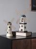 Xianci Väderkvarn Modell Bokhylla - Retro Bokhylla & Dekorationer för Vardagsrum & TV-möbel