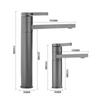 Gray Bathroom Faucet Solid Brass Gold Bathroom Basin Faucet Cold Hot Black Water Basin Mixer Sink Tap Deck Mounted Wash Tap