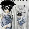 2026 Nuova T-shirt Estiva Anime Death Note L Lawliet Stampa Grafica Unisex, Vestibilità Larga Stile Y2K Tessuto Morbido Casual Streetwear Top Per Fan di Anime T-shirt