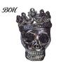 Car Accessories for Men Women Halloween Air Vent Clip, Metallic Skull Bat Freshener Fragrance Ornament Charm, Cool Auto Aroma Diffuser Gothic