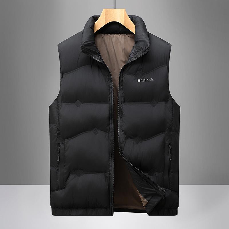 2025 Men's Thickened Warm Winter Cotton Jacket - Casual Cold-Proof Outerwear Vest