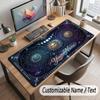 Abstract Personalized Theme Customized Mouse Pad Personalized Print Name Text Desk Mat For Home Office Table Decor