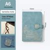 A5 Chinese Palace Museum Soft Leather Diary with Gold Stamping - Creative High-Value Buckle Pocket Notebook