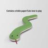 Catnip-Infused Teething Snake: Self-Play Boredom Relief, Energy Expending, Bite-Resistant Cat Teaser Wand