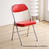 Compact Folding Chair with Backrest for Home, Office, or Dining