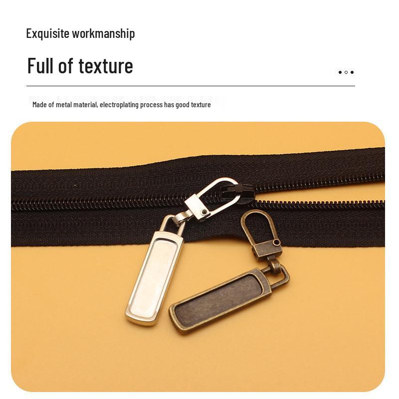 Universal Removable Zipper Puller Head for Bags & Jackets Repair