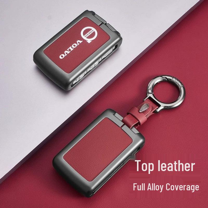 Kryt klíče Volvo: Kompatibilní s XC60, S90, S60, XC90, XC40 - Taška s přezkou pro úpravu