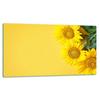 GLAS-SCHNEIDEBRETT 52x30 BLUMEN