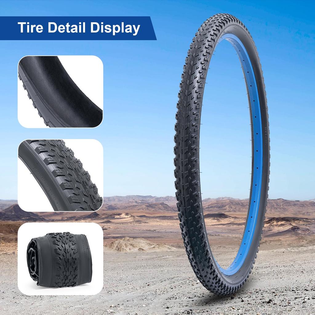 FengCan 29x2.40 Tire, 29x2.40 62-622 Bicycle Tire, for 29-inch Mountain Bikes and Cross Bikes, 2.40-inch Section Width (BQ091)