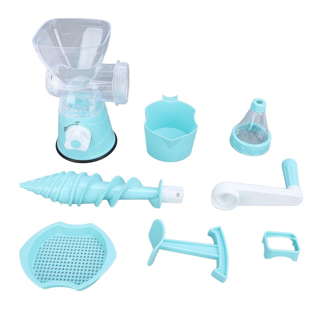 Hand Juicer Labor Saving Easy To Clean Energy Saving Hand Crank Fruits Squeezer for Home Use Red