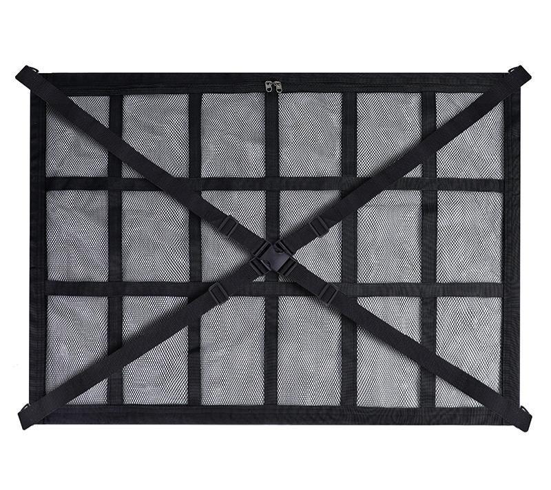 Universal Car Roof Storage Net with Reinforced Straps