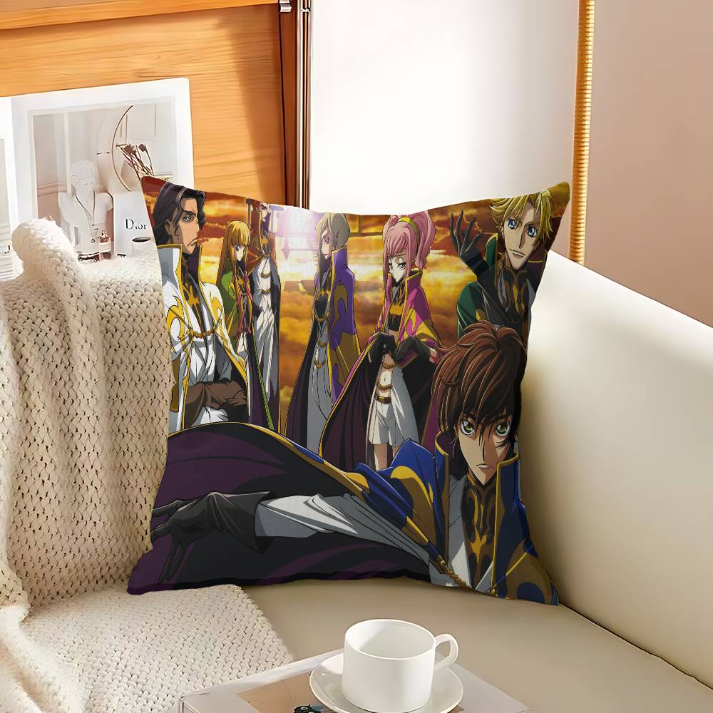 Anime Julius Kingsley Code Geass Pillow Cover for Bedroom Room and Living Room Sofa Decorative Cushion Cover