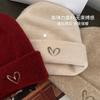 Hat women's autumn and winter warm wool hat big head circumference loose face small ear protectors stacking hat knitted cold hat