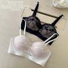 Sexy Lace Underwear Women's New Small Breasts Gather and Show Big Lace Half a Cup Close Breast Anti-sagging Text