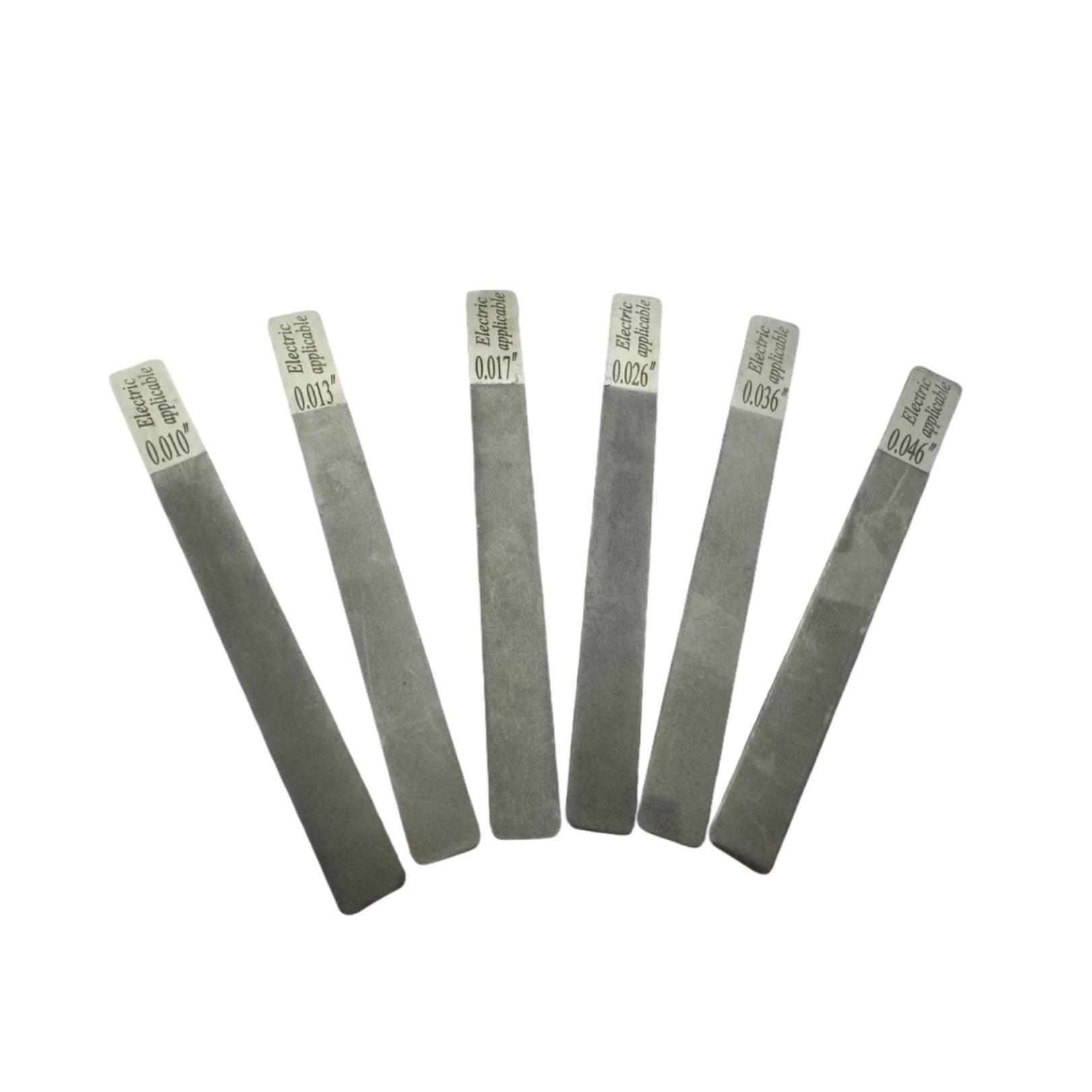 Ebonite Guitar Nut File & Bass Cleaning Mat Kit Set of 6