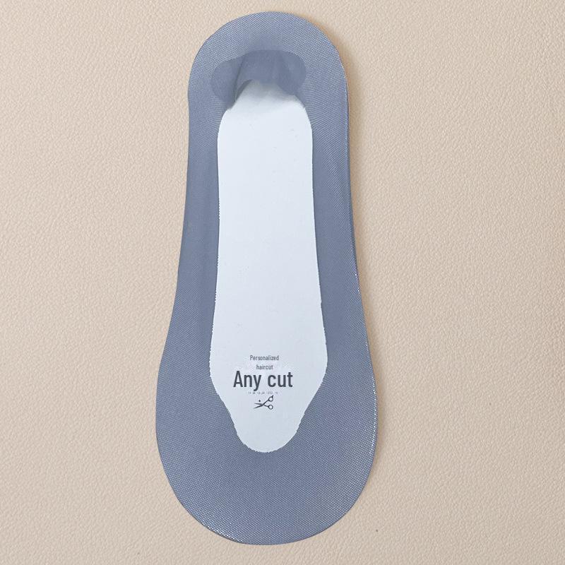 Women's Ultra-Thin Non-Slip Summer Boat Socks: Pure Cotton, Shallow, Heel-Secure, High Heel Compatible