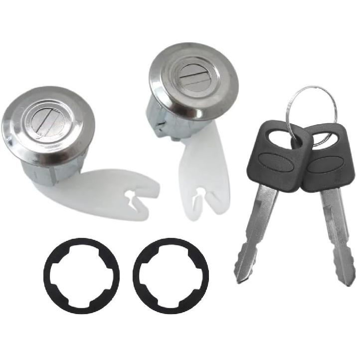 2 Sets Door Lock Cylinder with Keys Fit for Ford Ranger 1993-1994, 1995-1996
