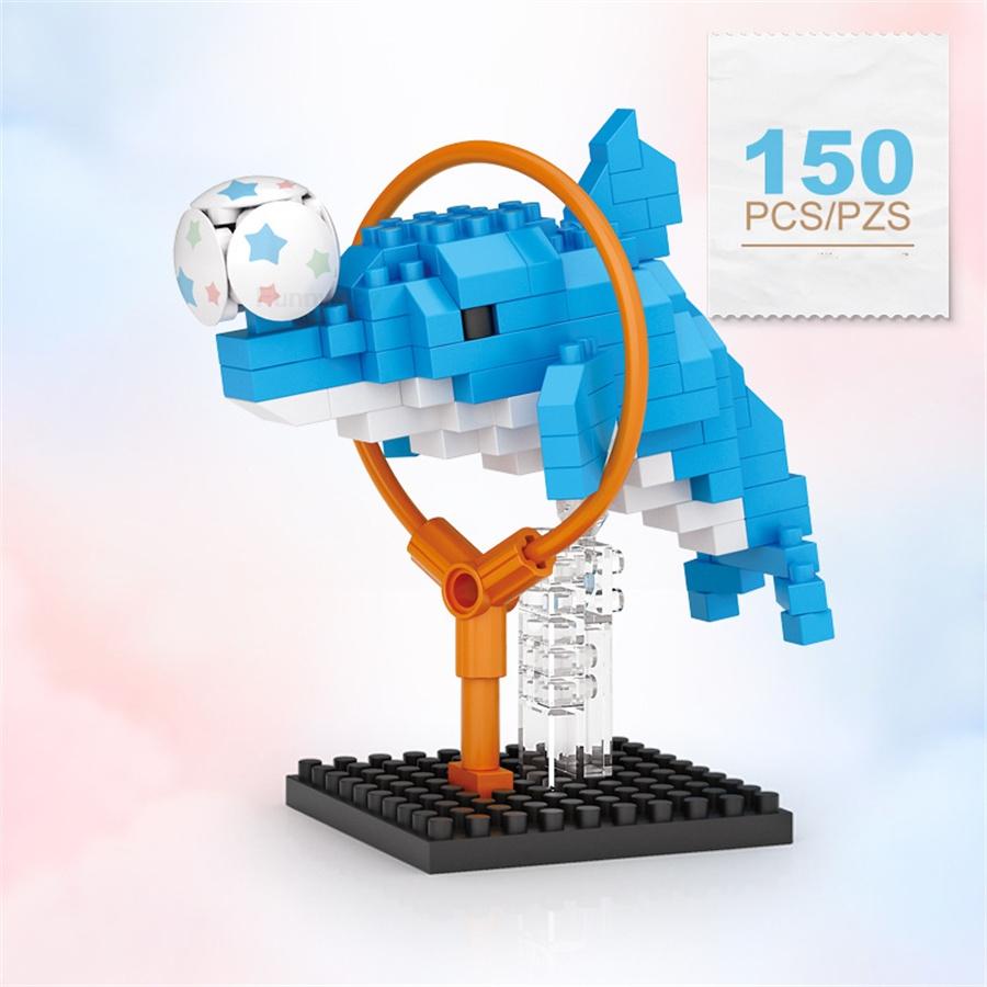 LOZ Panda Pet Restaurant Dessert Coffee Pet Fruit Store Street View Food House Building Blocks Kit Bricks Model Toy