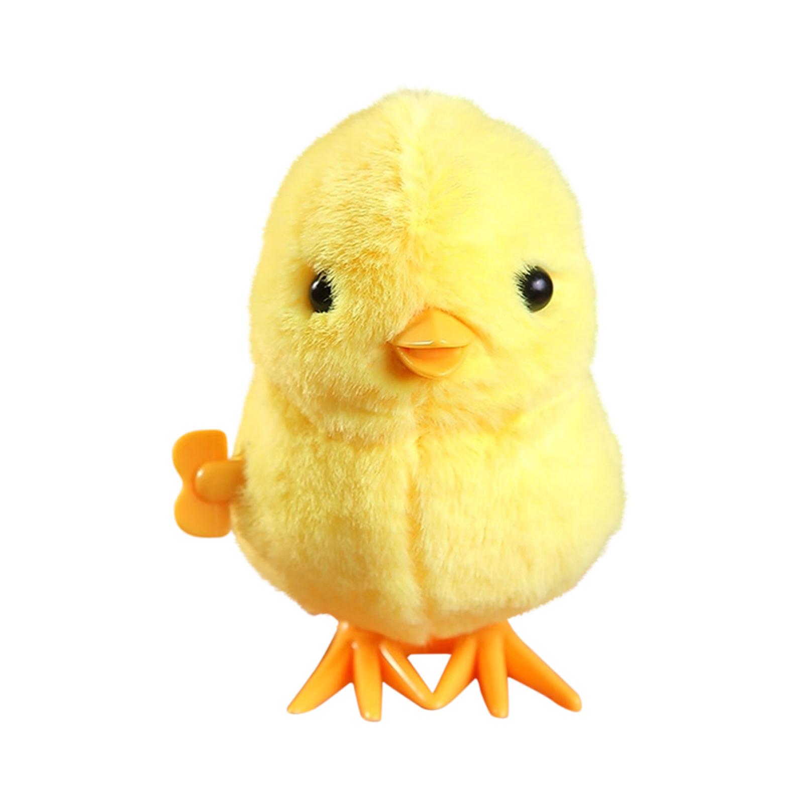 Jumping Chicken Wind-up Toy, Realistic Plush Bouncing Toy For Children