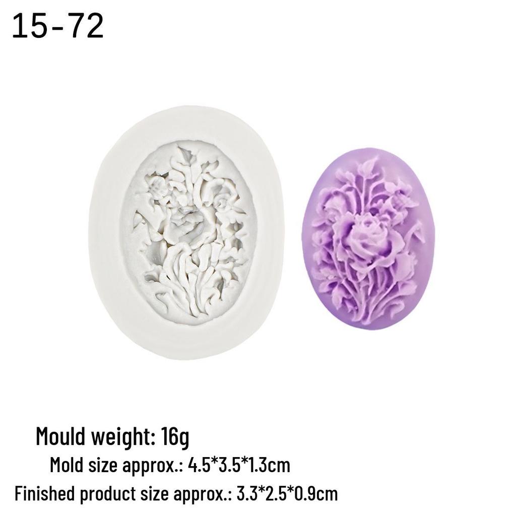 DIY Flower Decoration Silicone Mold for Cake & Clay Craft