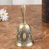 Manuell Bell Meditation Hand Bell Retro Style Lucky Dinner Prayer Handgjord dekor