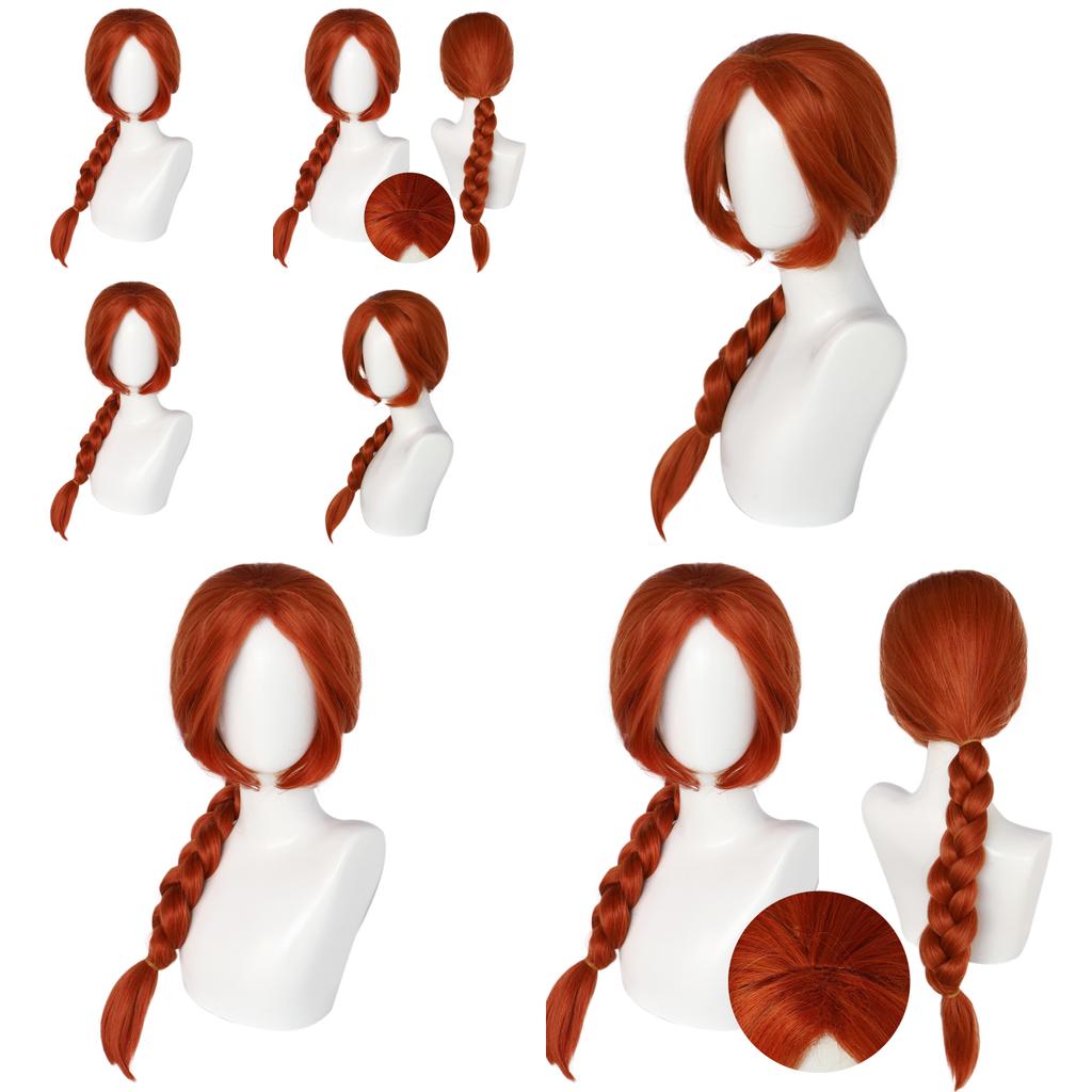 Shrek Fiona Cosplay Wig With High Temperature Silk For Costume Parties And Role Play