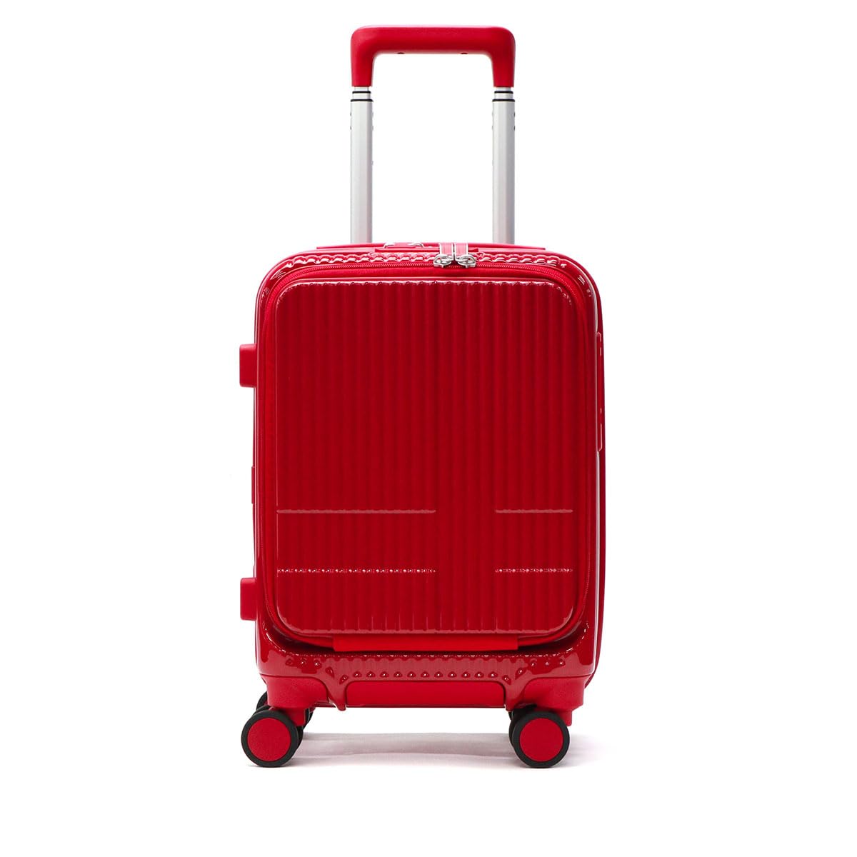 

Innovator Front-Opening Suitcase, 21L, Coin Locker, 3kg, Cherry Red