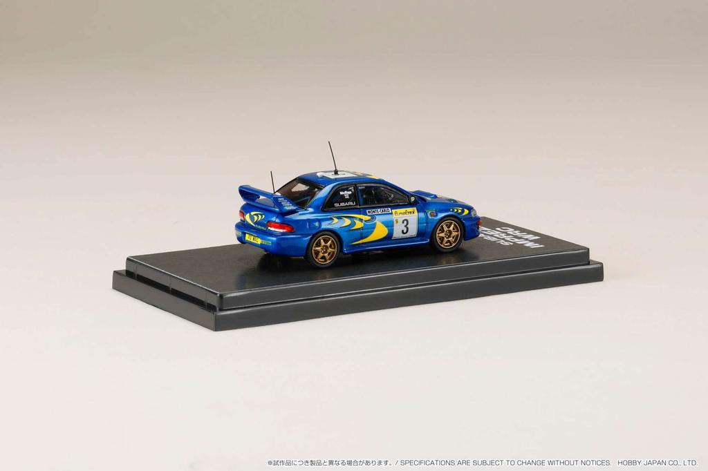 HobbyJAPAN Scale Subaru Impreza WRC 1997 1/64 #3 (Monte Carlo)
