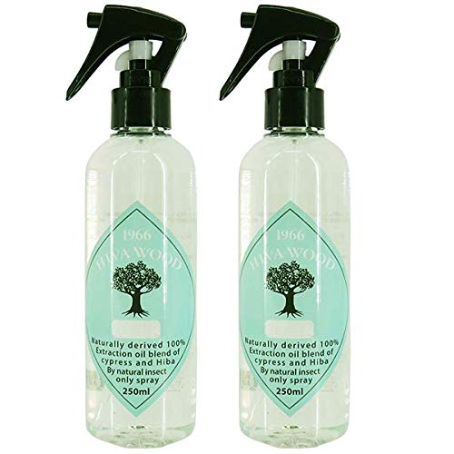 

Miyazaki Chemical Hibawood Cool Insect Repellent Spray (2-Pack) with Mint Oil, Hinokitiol, Oleic Acid, Terpene Oil, Pyrethrum Extract, and Water. Auth