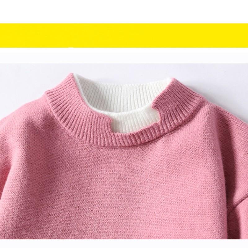 Trend Ins Autumn and Winter Extremely Cold Warm Thickening with Thick Pile with Thick Bottom Needle Tide Men's Crewneck Thick Sweater