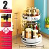 Modern Minimalist Rotating Spice Rack - Kitchen Organizer Shelf