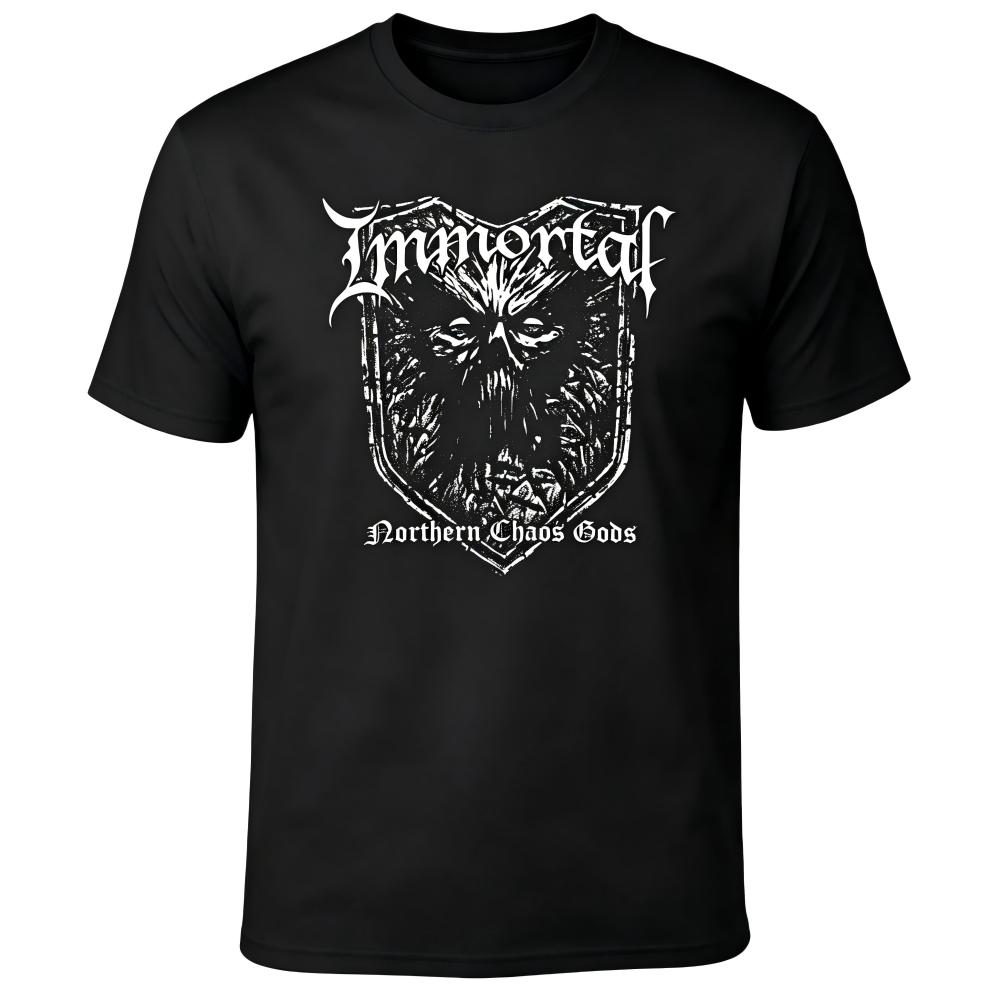 Immortal Northern Chaos Gods Band Graphic T-Shirt