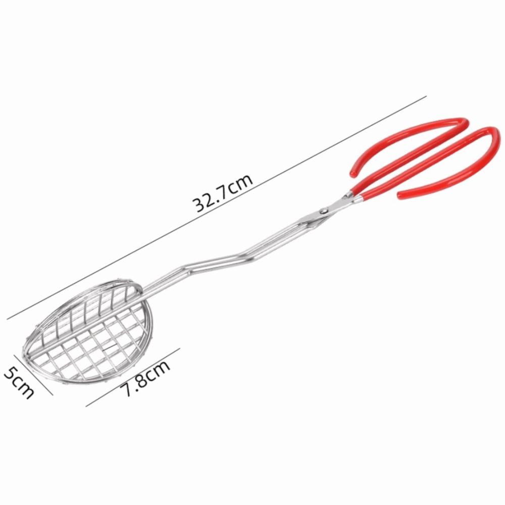 Edelstahl Tortilla Presse Maker Silber Taco Frittier Zange Langlebiger Taco Schalen Halter Frittieren