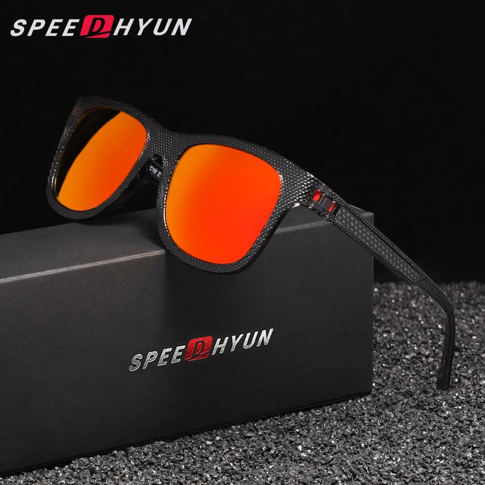 SPEEDHYUN поляризованные солнцезащитные очки Anti-UV400 для мужчин и женщин с антибликовыми зеркальными линзами, легкие очки