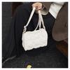 Korean Style Cloud Bubble Crossbody Bag: Niche Pleated Commute Shoulder Bag for Women