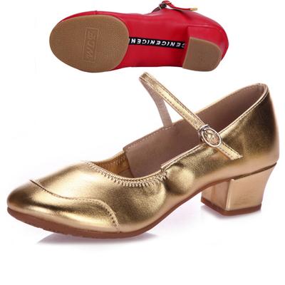 Ballroom Dance Shoes Woman Girl's Latin Modern Dancing Shoes Closed Toe Girls Salsa Tango Practice Dance Shoes Sandals