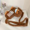 Y2K Dachshund Dog Shoulder Bag PVC Cartoon Ita Bag Daily Transparent Handbag  Women