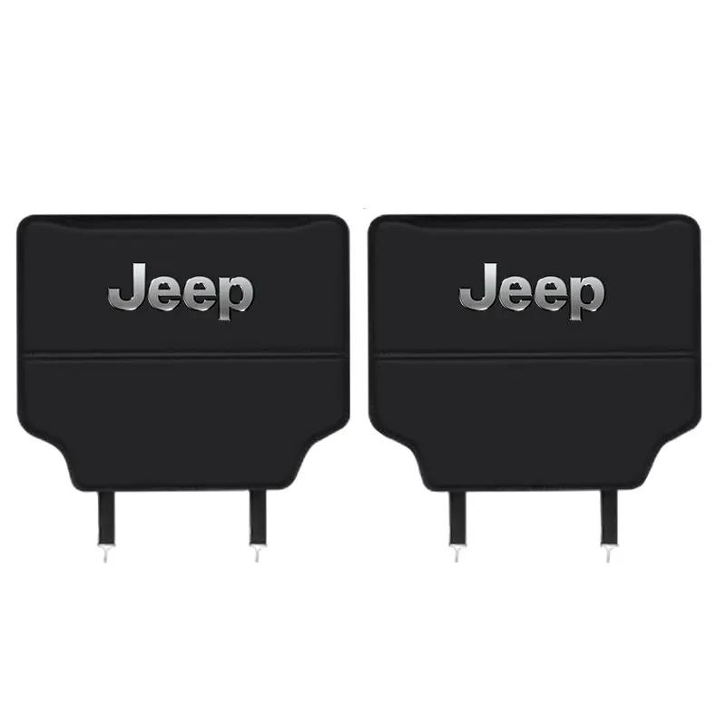 

Для Jeep 2 шт. Защитная накладка на спинку сиденья автомобиля от пинков Автоаксессуары Для Jeep Grand Cherokee Wrangler JK Gladiator Compass