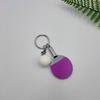 Playing Table Tennis Metal Key Rings Hanging Decorations for Key Backpacks Pingpong Keychain Keyrings Pingpong Key Chain