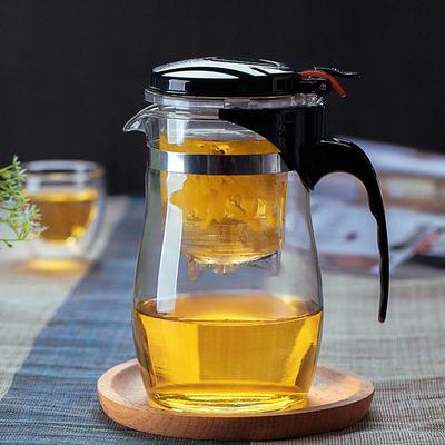 500ml/700ml Stiklinis arbatinukas su presu filtruoti arbatai, arbatos ir vandens separatorius, namų, biuro, filtruojantis arbatos ruošimo indas, arbatos reikmenys, šventinės dovanos, virdulys