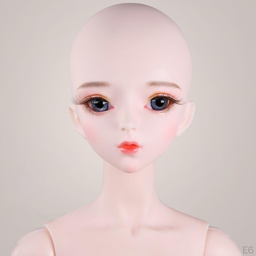 1/ Ball Joint Doll Head with Make Exercise Parts Children'