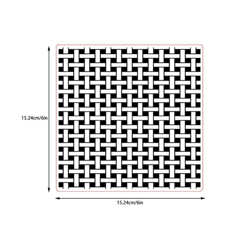 3Pcs Patterned Plastic Embossing Folder Paper Embossing Stencils Multipurpose Scrapbooking Templates for Card Making