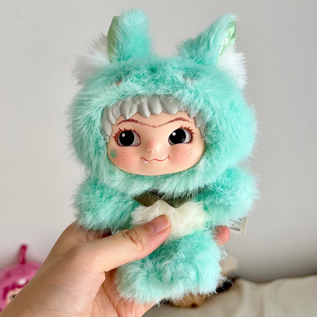 Wakuku V2 Fox & Bunny Trick Or Treat Series Vinyl Doll Suprise Bag Keychain Trendy Toys Mystery Box Gifts