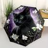 Magic Cat Automatic Folding Umbrella Compact Lightweight For Outdoor Adventures And Festive Giftingt58
