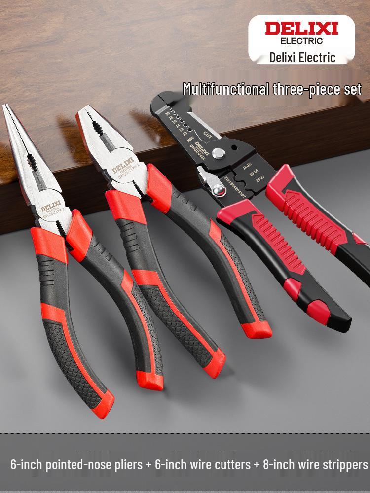 Delixi Explosion-Proof Multifunctional Tiger Pliers and Universal Wire Cutters