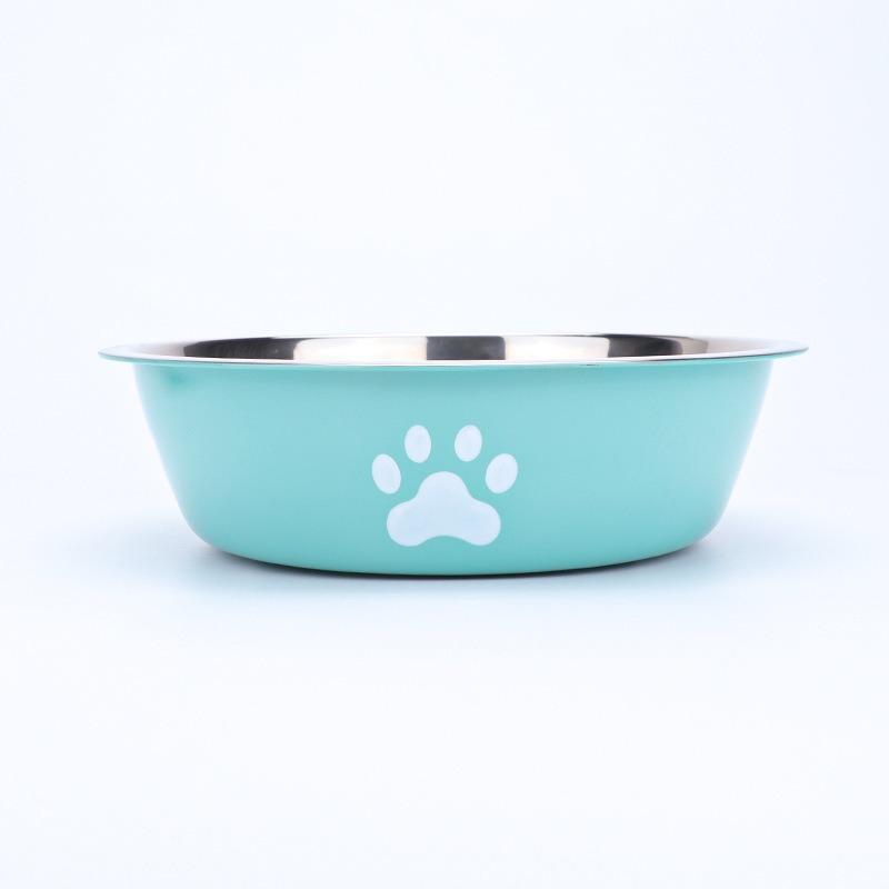 Cute Dog  Feeding Bowls for Small Medium Large Dogs Water Bowls Stainless Steel Small Dog Food Bowl Large Capacity Pet Food Bowl
