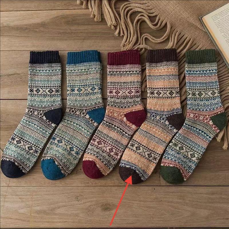 

Женские носки DIMANAF длинные толстые повседневные 2025 новые теплые флисовые One Size коричневый